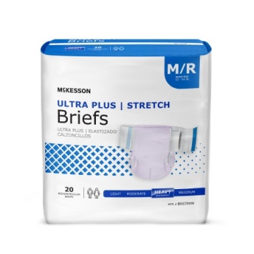 McKesson Ultra Plus Stretch Briefs